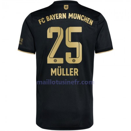 Maillot de Foot FC Bayern Munich Thomas Muller 25 Extérieur 2021-22 Maillot de Foot FC Bayern Munich Thomas Muller 25 Extérieur 2021-22